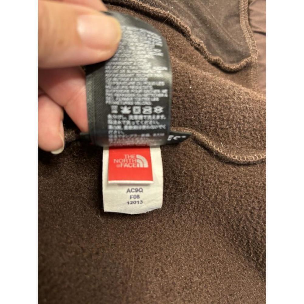 North Face Girl's Jacket Brown Fleece Full Zip Light Weight Size XL - Picture 8 of 10